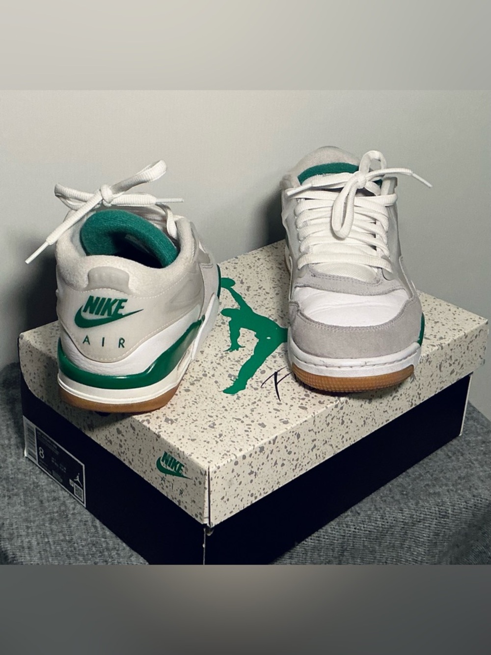 Nike Air Jordan 4 RM Men's
Sneakers White/Green Size 8 US